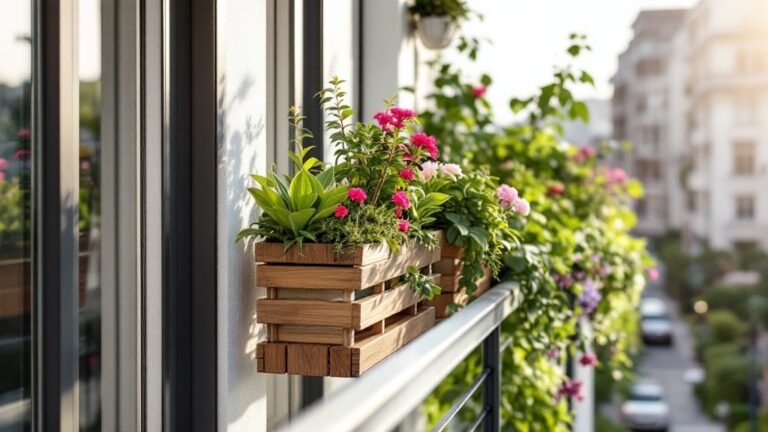Truhlíky na balkon v paneláku: výběr, uchycení a závlaha s reálným rozpočtem